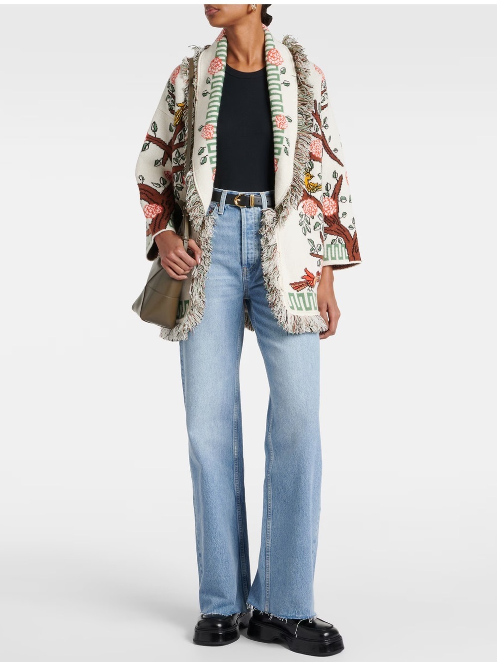 Re/Done High Rise Wide Leg Jeans